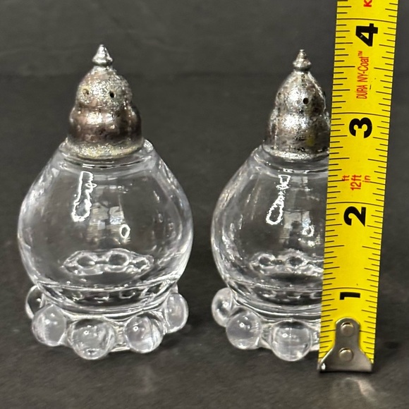 Imperial Glass Candlewick - Pair of Salt & Pepper Shakers - Picture 11 of 13